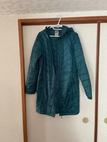 L.L.Bean 다크 그린 퀼팅 자켓 XS PET