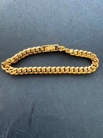 골드 컬러 체인 팔찌 14.46g