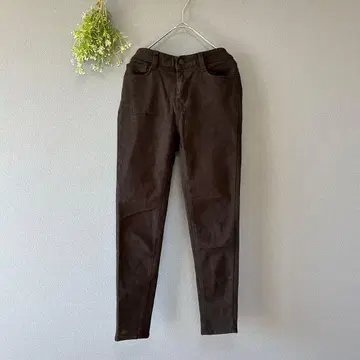 호핀[M] 돌려입기 발군의 심플 블랙 데님 한국제 스트레이트 슬림 데님