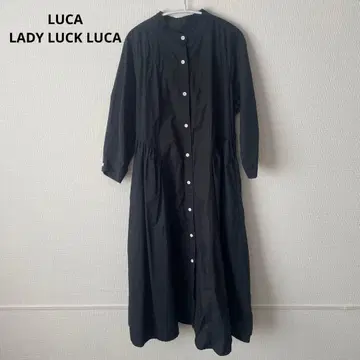 LUCA 셔츠 원피스 블랙
