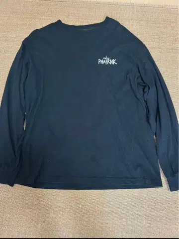 PHARNK 블랙 긴팔 셔츠