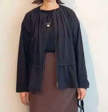 인디비 블랙 자켓 블루종