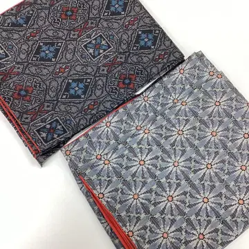 기모노 묶음 판매, 이중 기모노, , 리메이크 소재, 순수 실크 P866