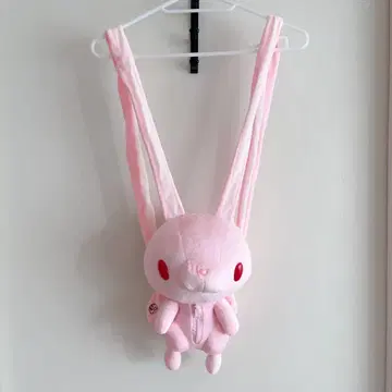 범용 토끼 백팩 화이트 핑크
