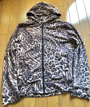 Xfrm 레오파드 무늬 후드티 사이즈2
