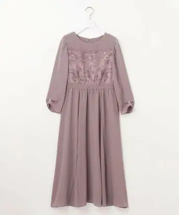 새상품 anySiS 플라워 자수 부품 원피스 사이즈 2 7461