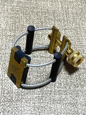 K-Plume 테너 러버용 우드 브라스 린 청동 금도금 나사