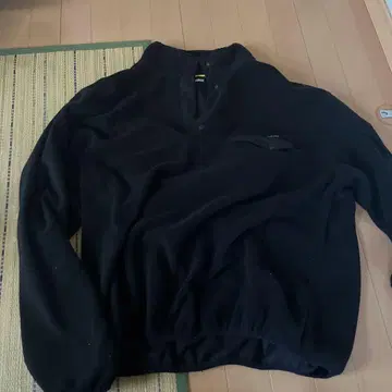 XLARGE 블랙 플리스 자켓 XL