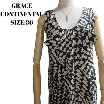 [ 아름다운 실루엣 ] 그레이스 콘티넨탈 슬리브리스 원피스 36