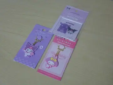 마이멜로디 쿠로미2 러버 키링 2종 아크릴 코스터 1종