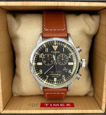 TIMEX 워터베리 크로노그래프 REDWING 콜라보 손목시계