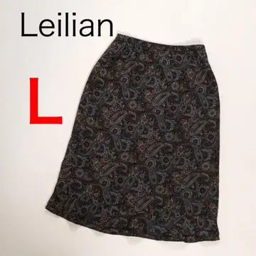 H3394 레리안 페이즐리 무늬 플레어 스커트