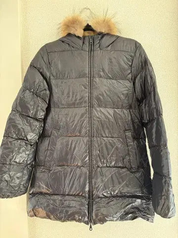 NATURAL BEAUTY BASIC 블랙 다운 자켓 M 사이즈