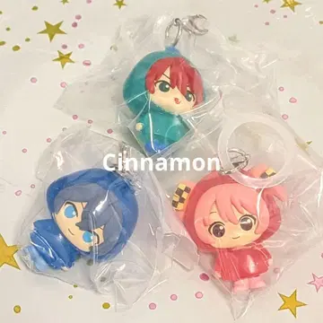 컬러풀 피치 카라피치 가챠 메지루시 액세서리 3개 세트