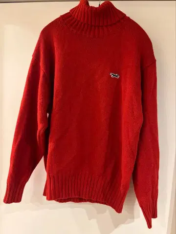 FREAK'S STORE 니트 스웨터 터틀넥 빨간색