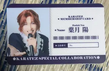 츠키스테 카라테츠 오리지널 회원증풍 카드 하즈키 요우