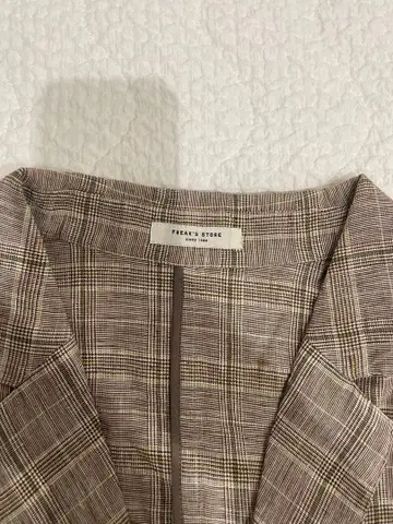 FREAK'S STORE 체크 린넨 셋업