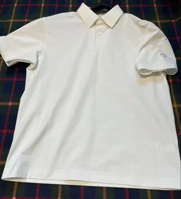 DESCENTE 트레이닝 오리에리 타프 피케 셔츠 화이트 M 사이즈