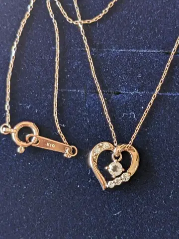K10 하트형 여성용 목걸이