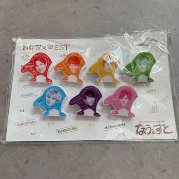 NOW x WEST 캐릭터 클립 8개 세트