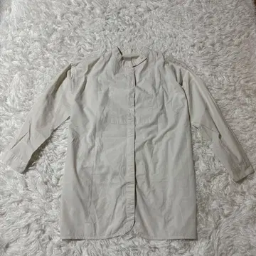 코티 코티 여성용 7부 소매 셔츠 M~L 면 코튼 노카라