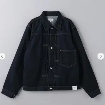 HYKE TYPE1 원워시 데님 자켓