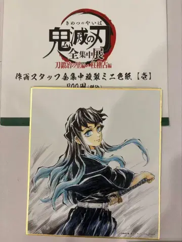 귀멸의 칼날 전집중전 토키토 무이치로 랜덤 색지