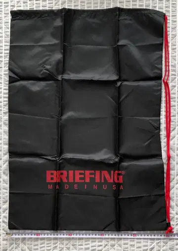 BRIEFING DRAWSTRING BAG 블랙 복조리 XXL