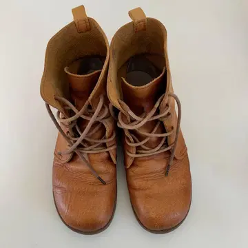 가죽 부츠 브라운 L 사이즈