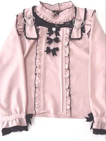 하트 벨트 초커 비쥬 블라우스