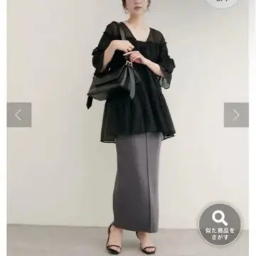 [ ako ] 셀프 컷 타이트 스커트