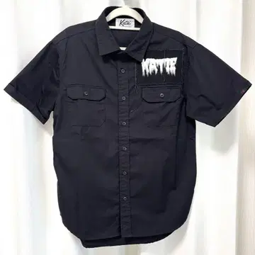Katie L L P work shirt/BLACK