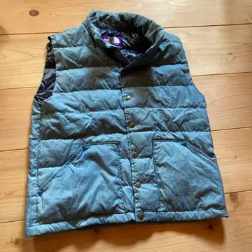 THE NORTH FACE 다운 베스트 파랑 데님풍 WM ND2452N