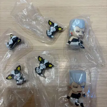 애니메이션 스타일 피규어 6체 세트