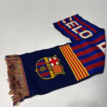 새상품 미사용 바르셀로나 FC BARCELONA 축구 머플러 현지 구매