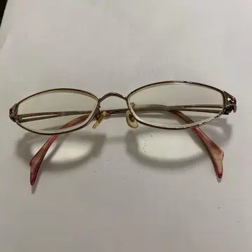 골드 핑크 오벌 안경