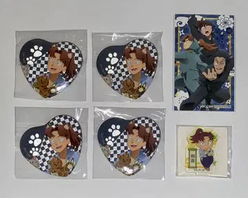 닌타마 란타로 야마다 릿키 난자타운 하트형 캔뱃지 아크릴 미니 미니 카드