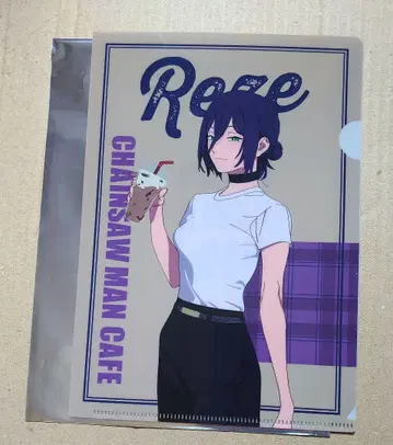 체인소 맨 콜라보 카페 예약 특전 클리어 파일 레제