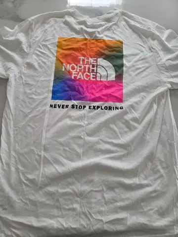THE NORTH FACE T셔츠 화이트