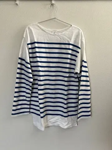 6 ROKU 로쿠 RASCHEL BORDER PULLOVER 티셔츠