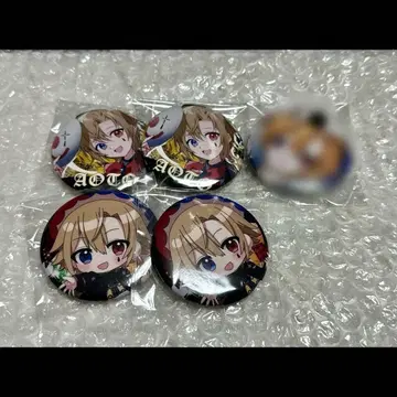 돌레쿠 캔뱃지 아오토 5개 세트