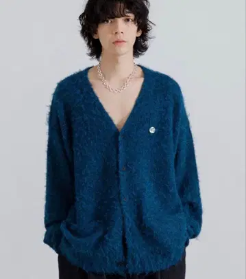 SINSS 가디건 터콰이즈 블루