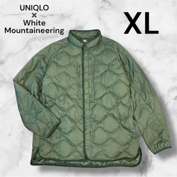 [ 레어 컨디션 최상 ] UNIQLO 화이트 마운티니어링 다운 자켓 XL