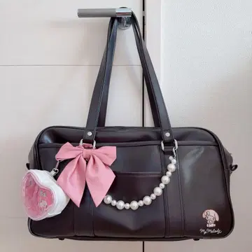 마이멜로디 스쿨백 브라운