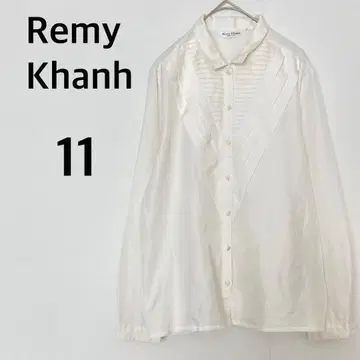 레미 칸 긴팔 블라우스 [L] 셔츠 업무 출퇴근 일본제