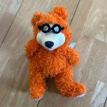 곰 bear 봉제 인형 오렌지 사라 해외 2000 빈티지