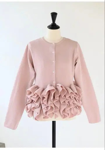 trefle +1 라메스완 가디건 핑크