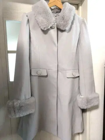 majoretty 아베일 지뢰 양산형 롱 코트