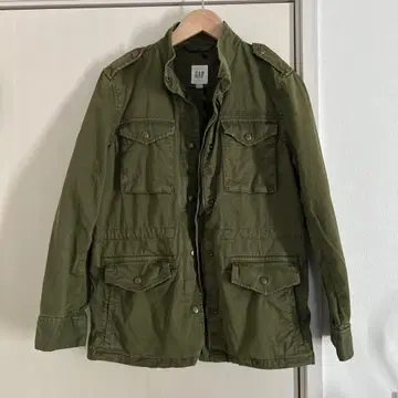 [여성용] [키즈] GAP 올리브 밀리터리 자켓 XXS