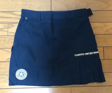 CUARTO UNITED 쿠알토 유나이티드 한쪽 플리츠 스커트 XL